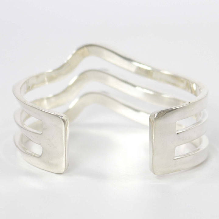 Silver Wave Cuff by Melanie and Michael Lente - Garland's