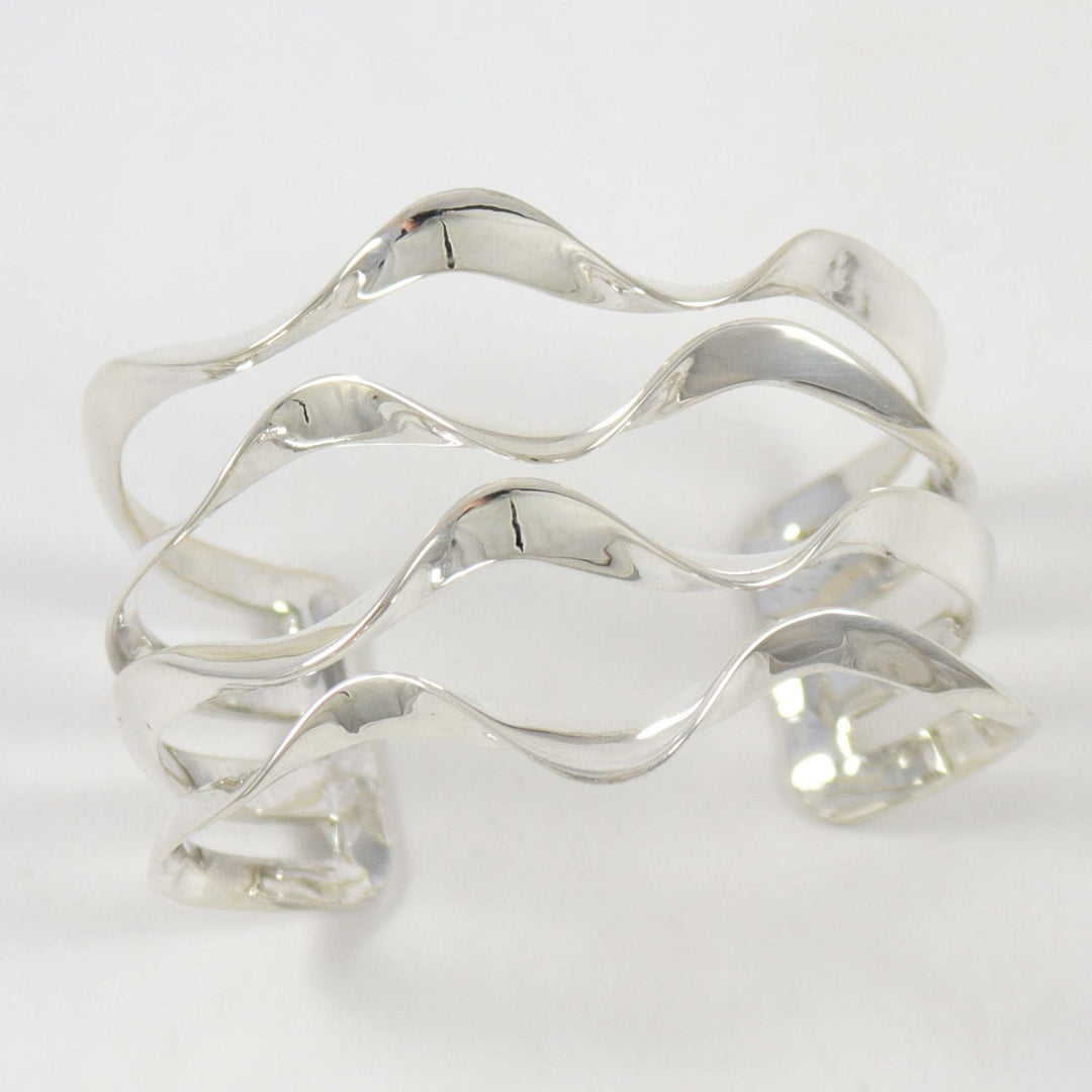 Silver Wave Cuff by Melanie and Michael Lente - Garland's