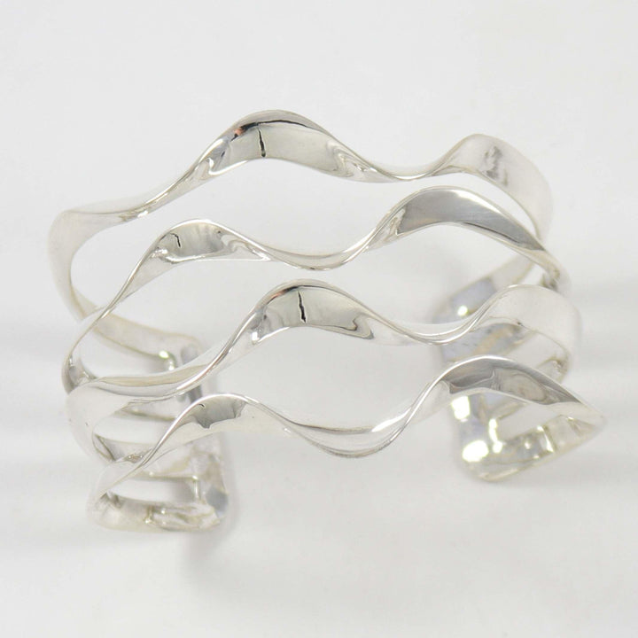 Silver Wave Cuff by Melanie and Michael Lente - Garland's