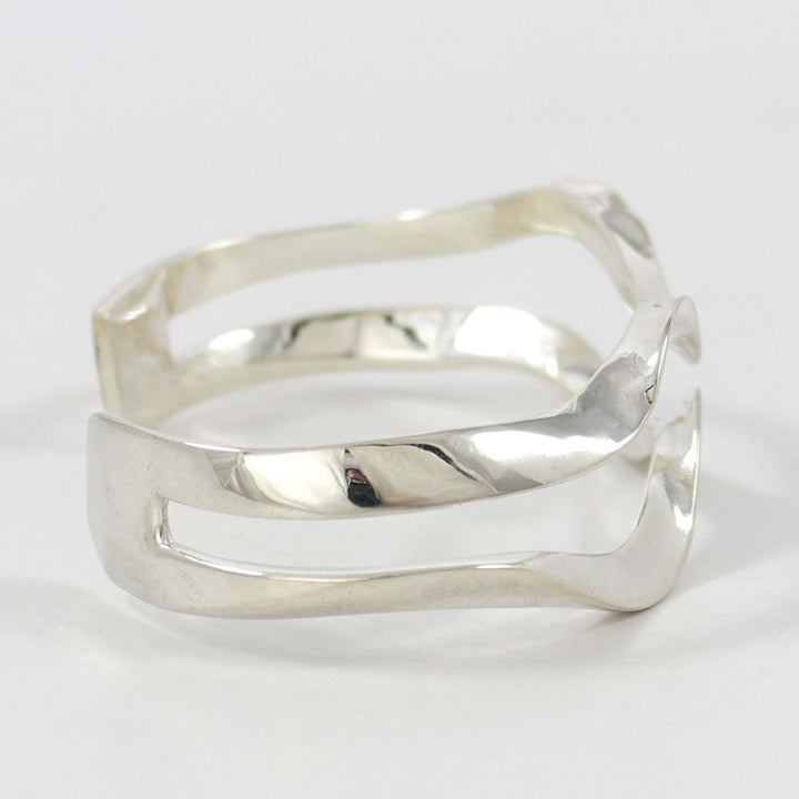 Silver Wave Cuff by Melanie and Michael Lente - Garland's