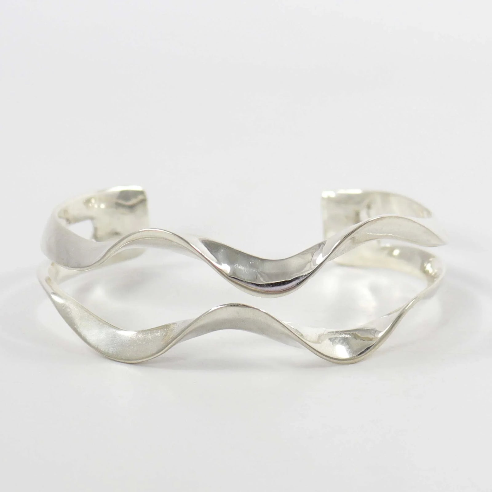 Silver Wave Cuff by Melanie and Michael Lente - Garland's