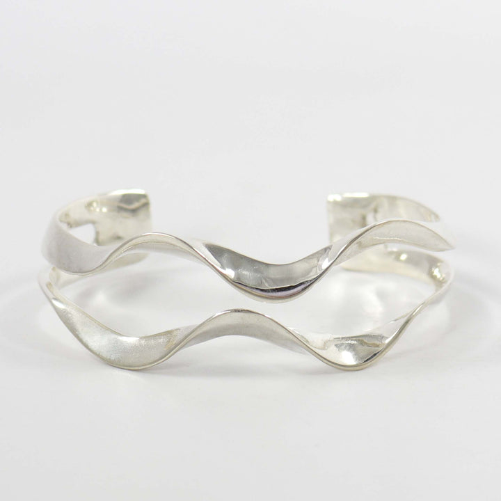 Silver Wave Cuff by Melanie and Michael Lente - Garland's
