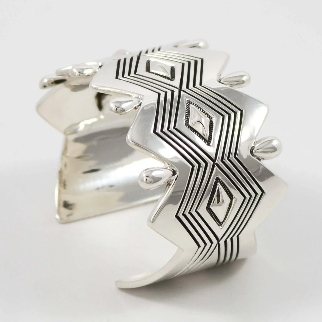 Silver Zig-Zag Cuff by Jennifer Curtis - Garland's