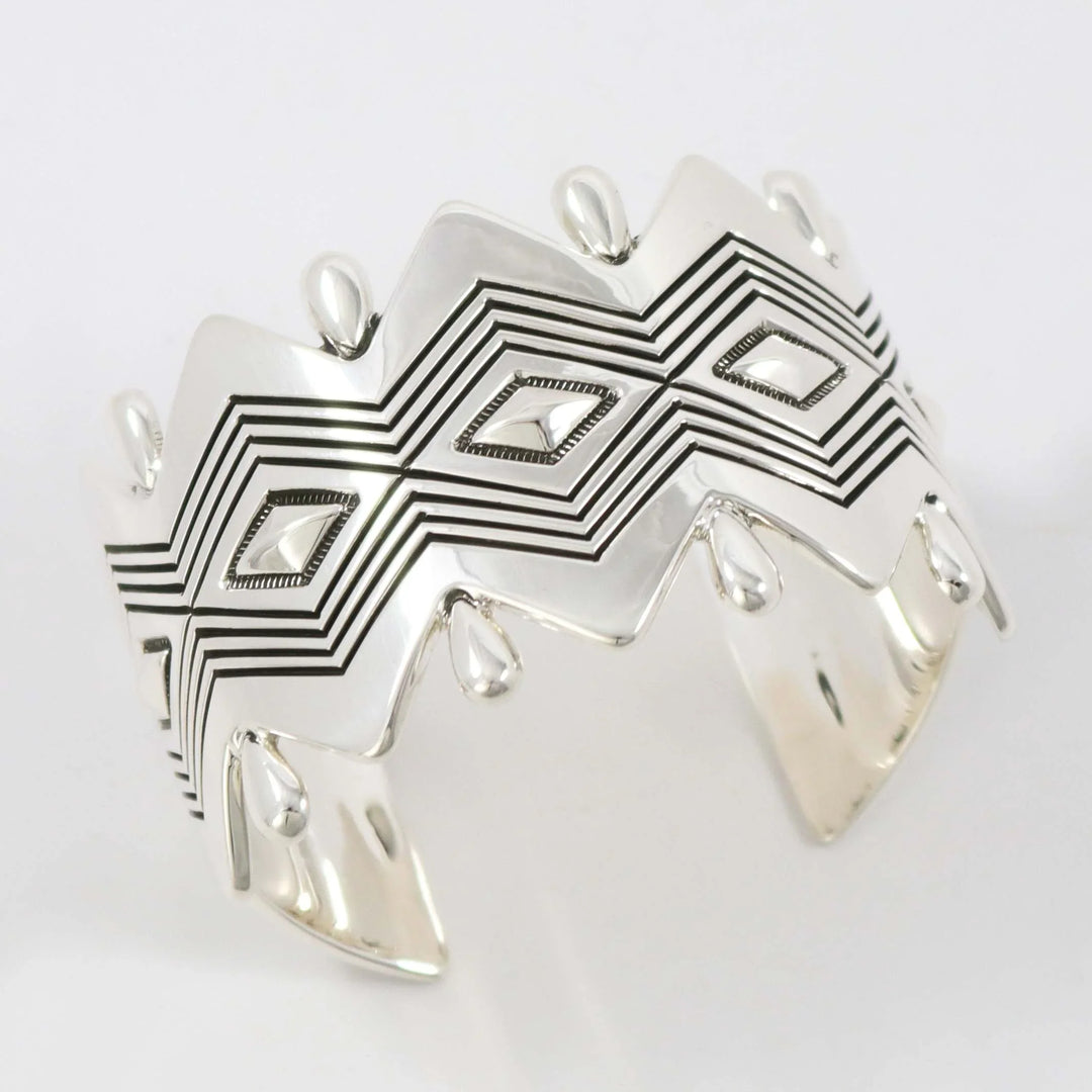 Silver Zig-Zag Cuff by Jennifer Curtis - Garland's