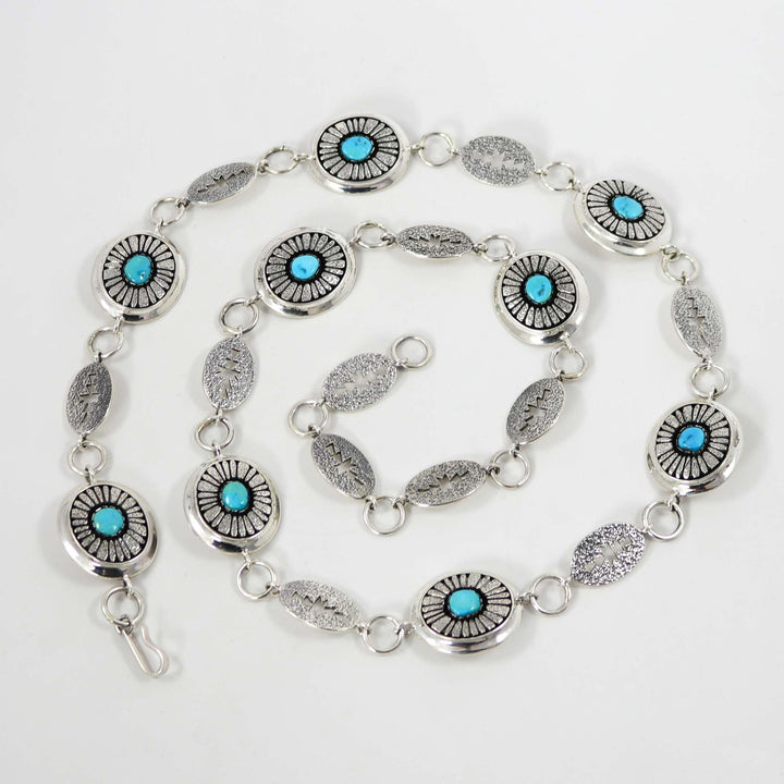 Sleeping Beauty Concho Belt by Al Joe - Garland's