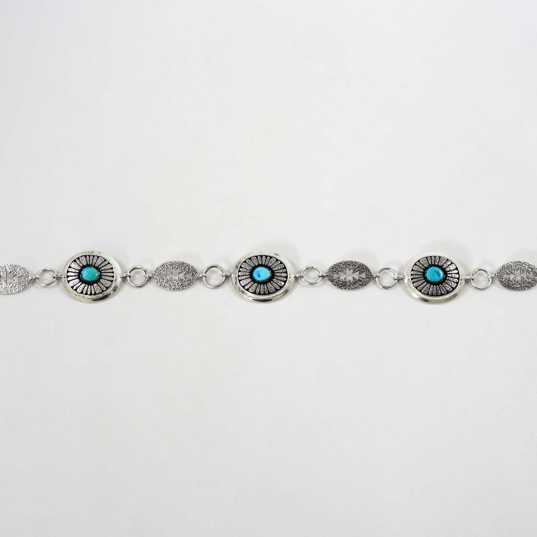 Sleeping Beauty Concho Belt by Al Joe - Garland's