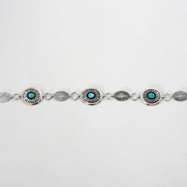 Sleeping Beauty Concho Belt by Al Joe - Garland's