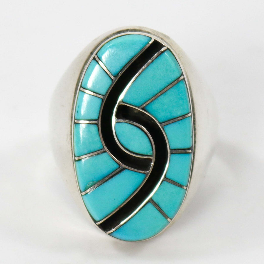 Sleeping Beauty Turquoise Ring by Amy Quandelacy - Garland's