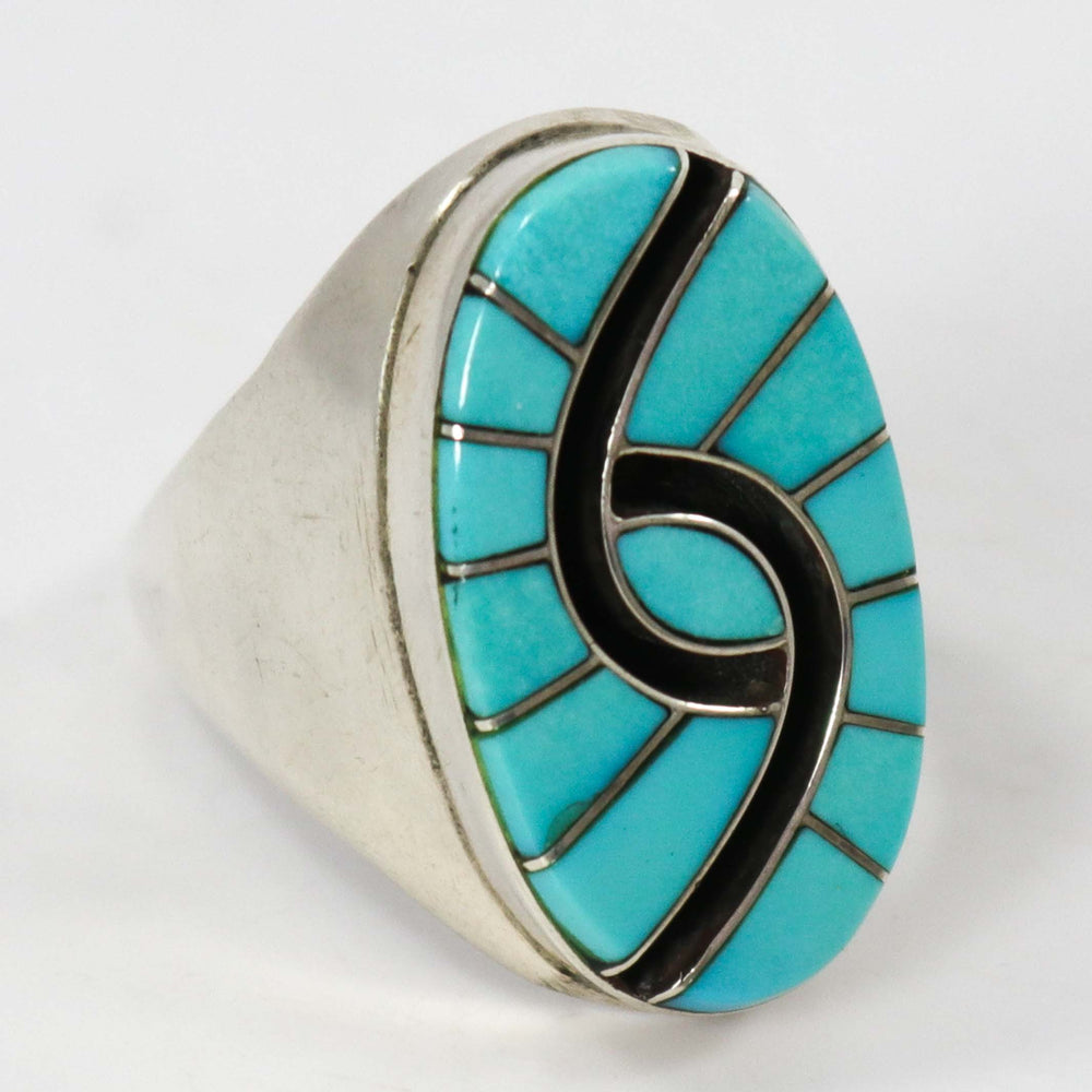 Sleeping Beauty Turquoise Ring by Amy Quandelacy - Garland's