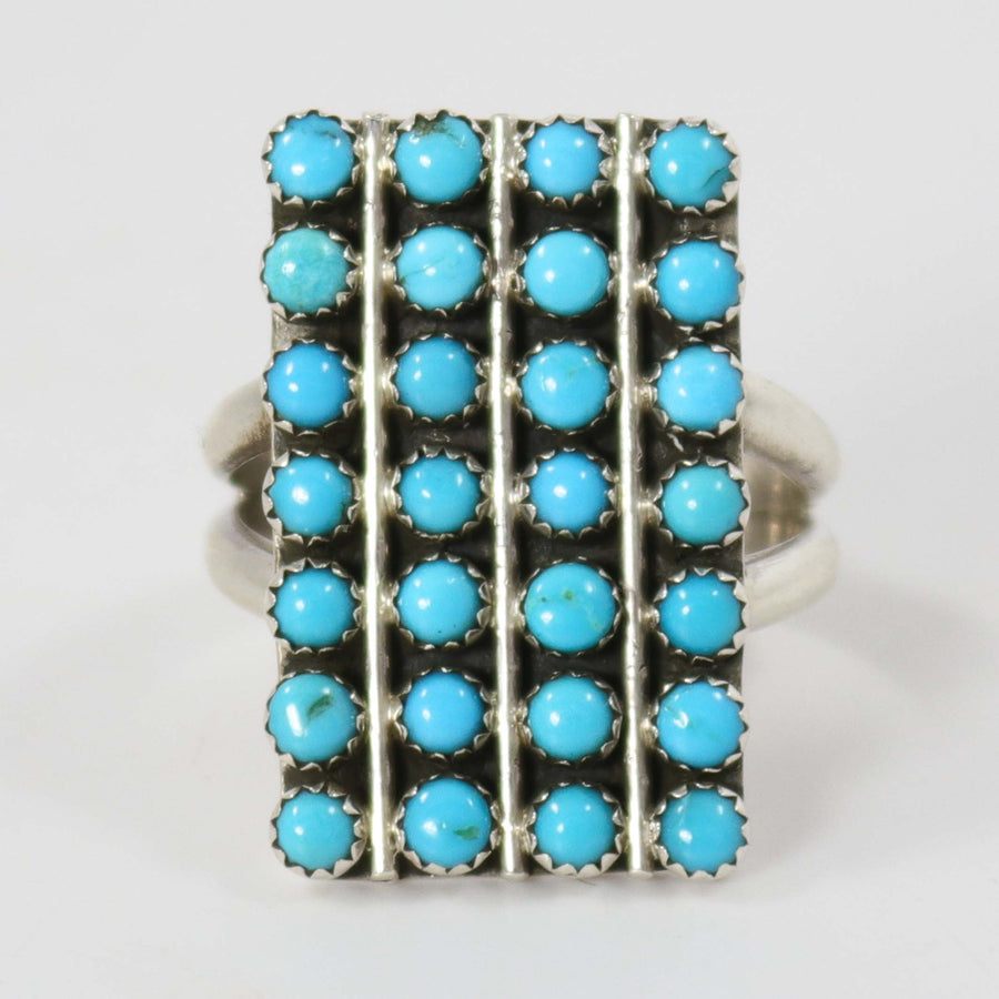 Sleeping Beauty Turquoise Ring by Ruth Yazzie - Garland's