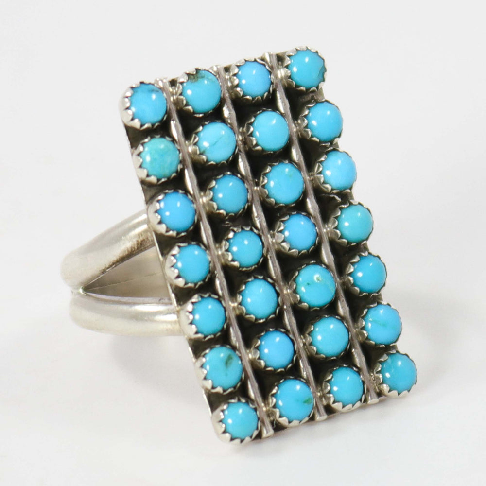 Sleeping Beauty Turquoise Ring by Ruth Yazzie - Garland's