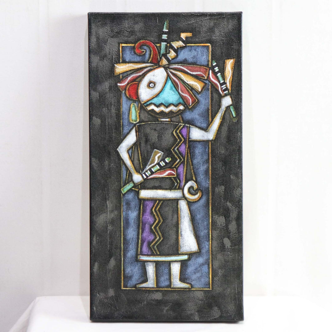 Snake Priest Painting by Kevin Horace Quannie - Garland's
