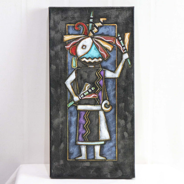 Snake Priest Painting by Kevin Horace Quannie - Garland's