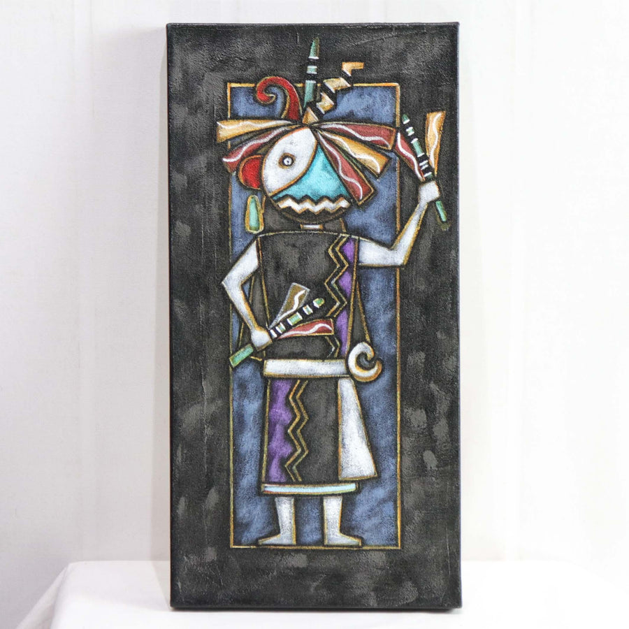Snake Priest Painting by Kevin Horace Quannie - Garland's