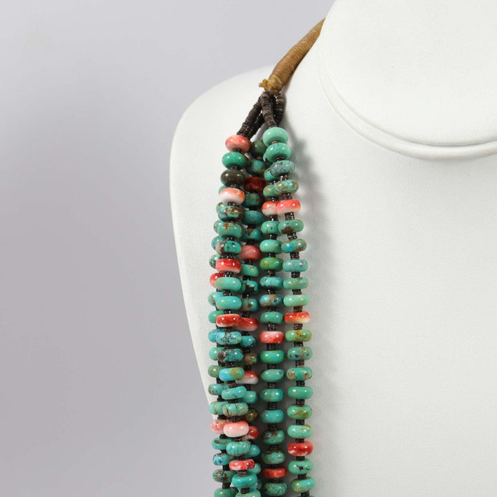 Spiny and Turquoise Necklace by Lester Abeyta - Garland's