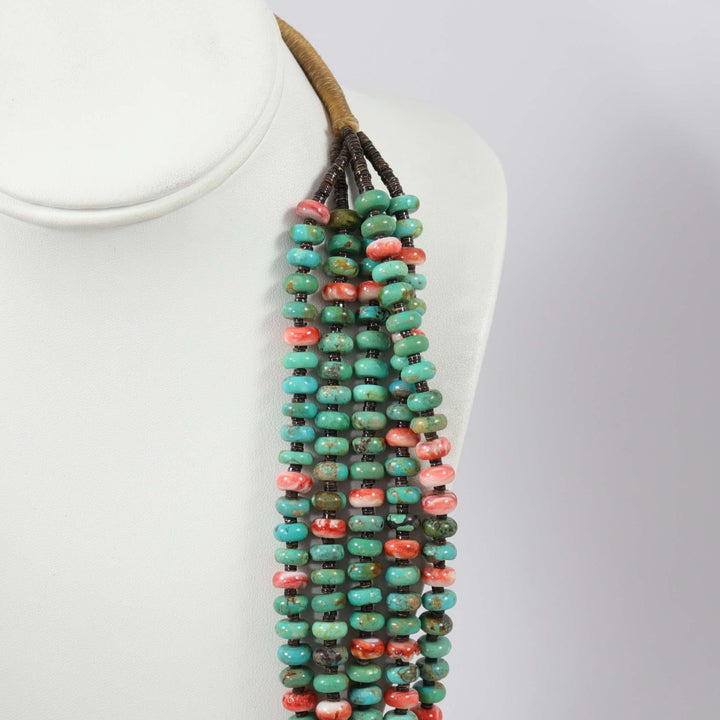 Spiny and Turquoise Necklace by Lester Abeyta - Garland's