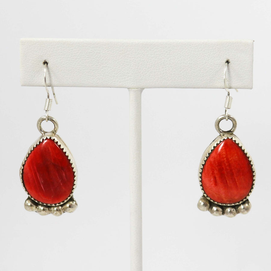Spiny Oyster Earrings by Joe and Angie Reano - Garland's