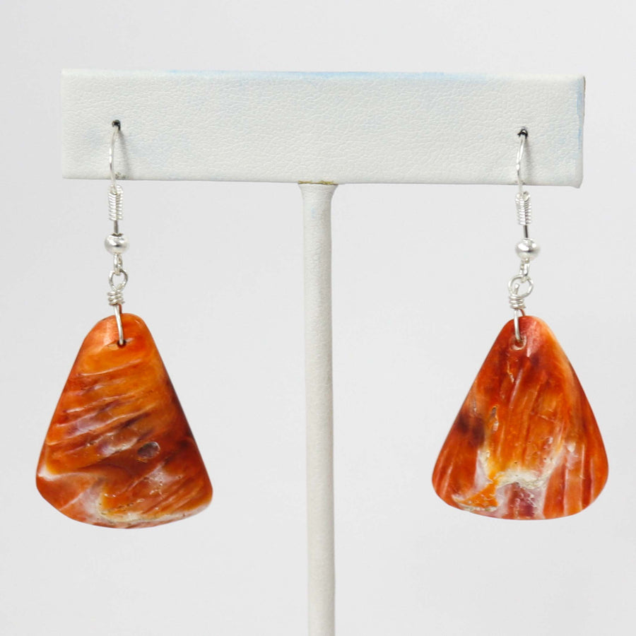 Spiny Oyster Earrings by Ray Lovato - Garland's