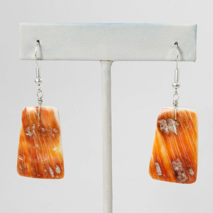 Spiny Oyster Earrings by Ray Lovato - Garland's