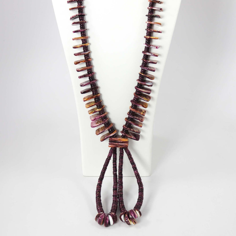Spiny Oyster Jacla Necklace by Kenneth Aguilar - Garland's