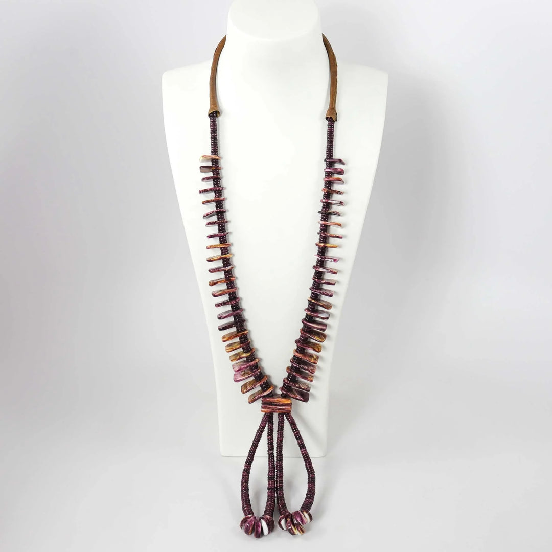 Spiny Oyster Jacla Necklace by Kenneth Aguilar - Garland's