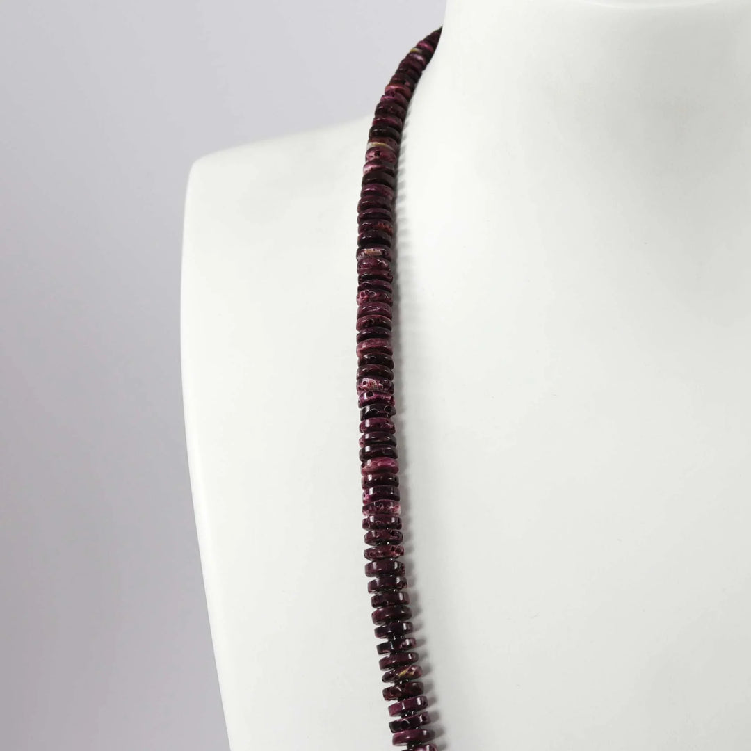 Spiny Oyster Necklace by Raymond Tenorio - Garland's