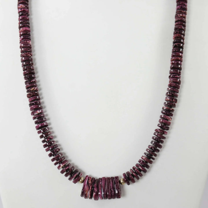 Spiny Oyster Necklace by Raymond Tenorio - Garland's