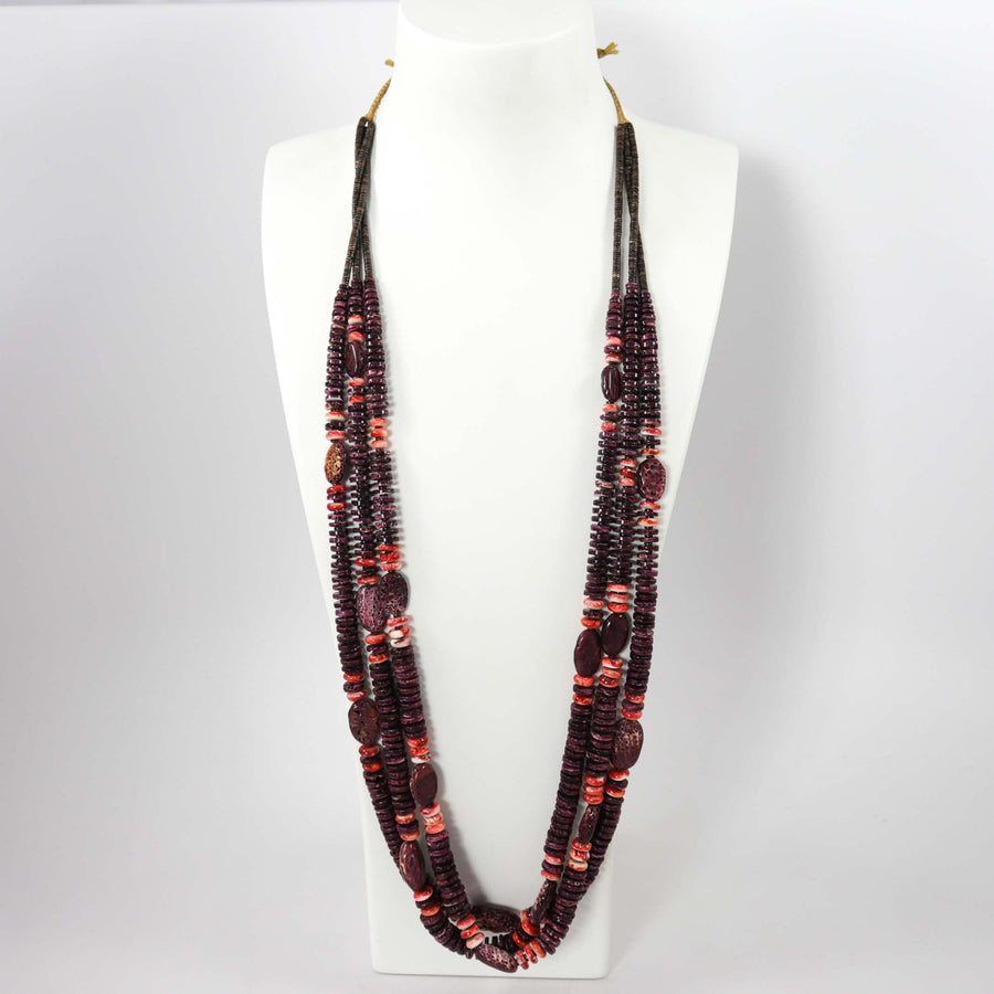 Spiny Oyster Necklace by Raymond Tenorio - Garland's