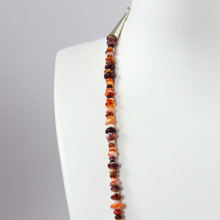 Spiny Oyster Shell Bead Necklace by Melanie and Michael Lente - Garland's