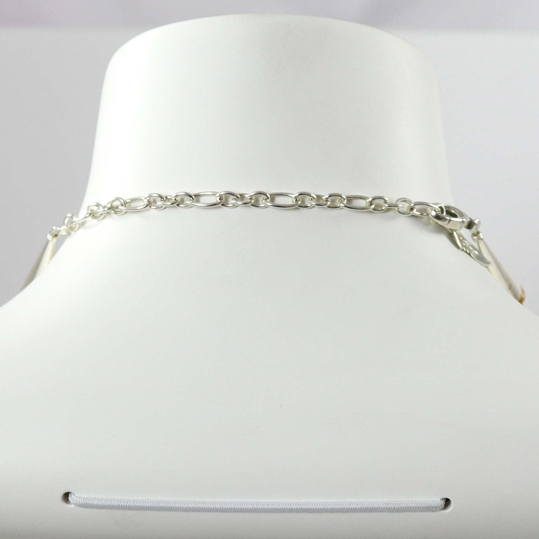 Spiny Oyster Shell Bead Necklace by Melanie and Michael Lente - Garland's