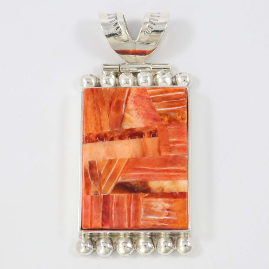 Spiny Oyster Shell Pendant by Bryon Yellowhorse - Garland's