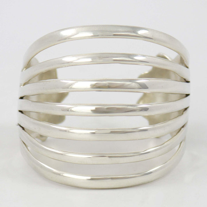 Split Silver Cuff by Debbie Silversmith - Garland's