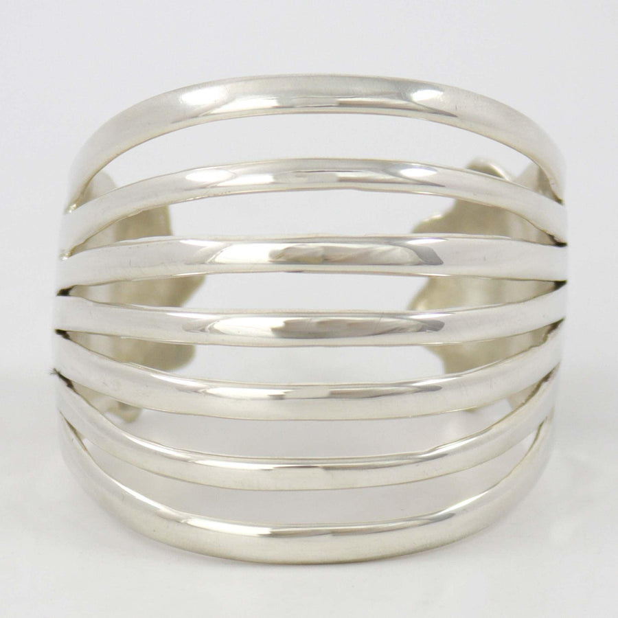 Split Silver Cuff by Debbie Silversmith - Garland's