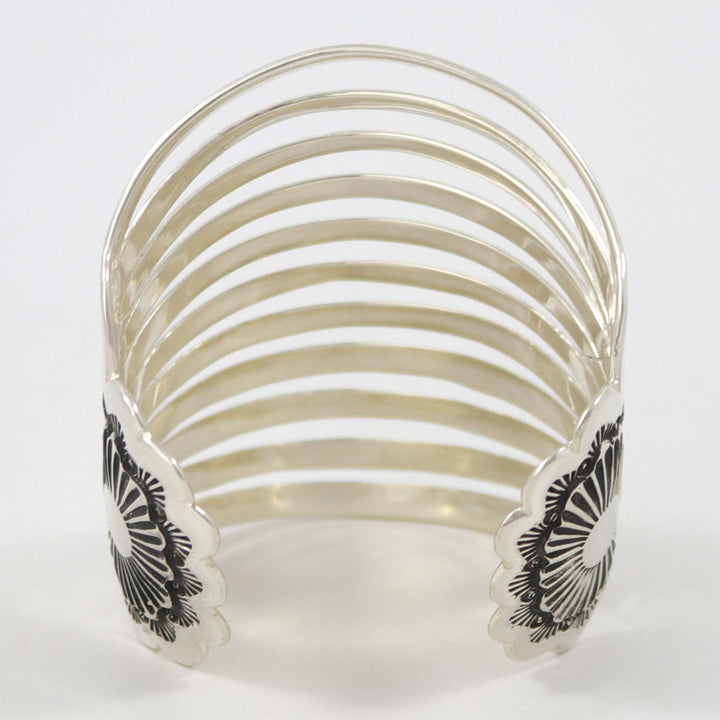 Split Silver Cuff by Debbie Silversmith - Garland's