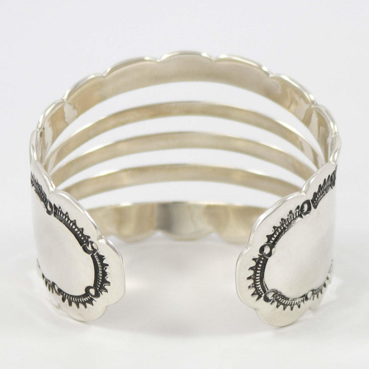 Split Silver Cuff by Debbie Silversmith - Garland's