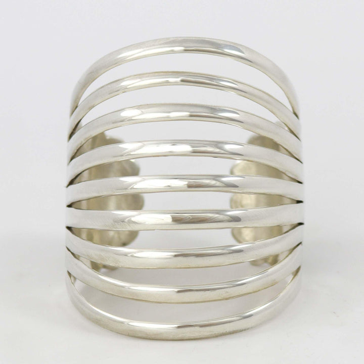Split Silver Cuff by Debbie Silversmith - Garland's