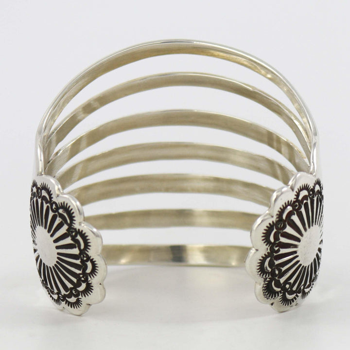 Split Silver Cuff by Debbie Silversmith - Garland's