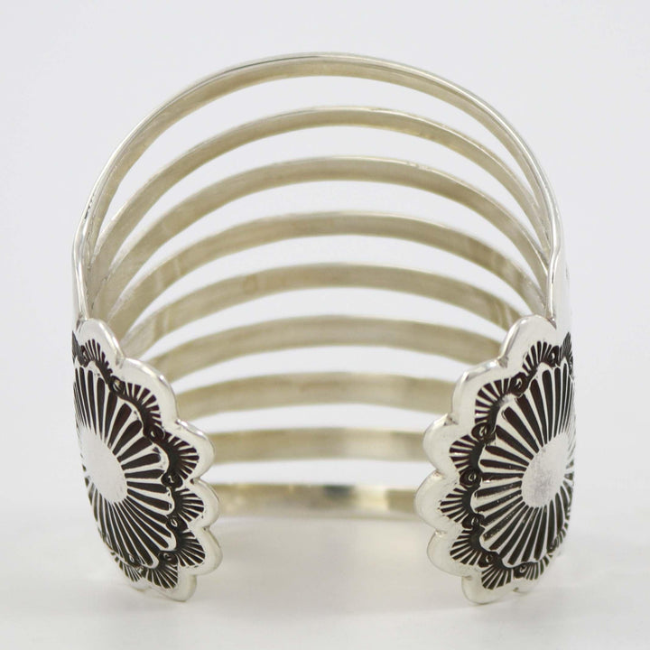 Split Silver Cuff by Debbie Silversmith - Garland's