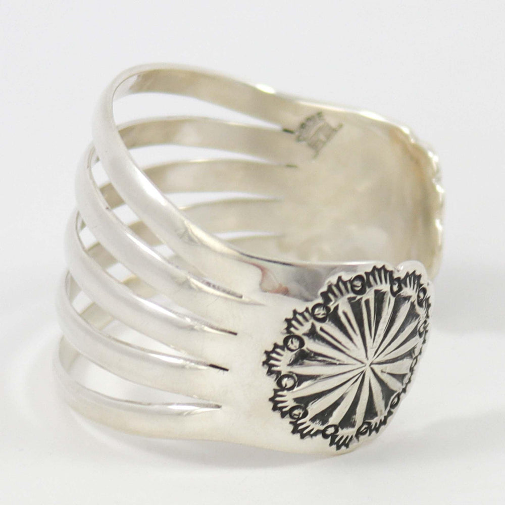 Split Silver Cuff by Debbie Silversmith - Garland's