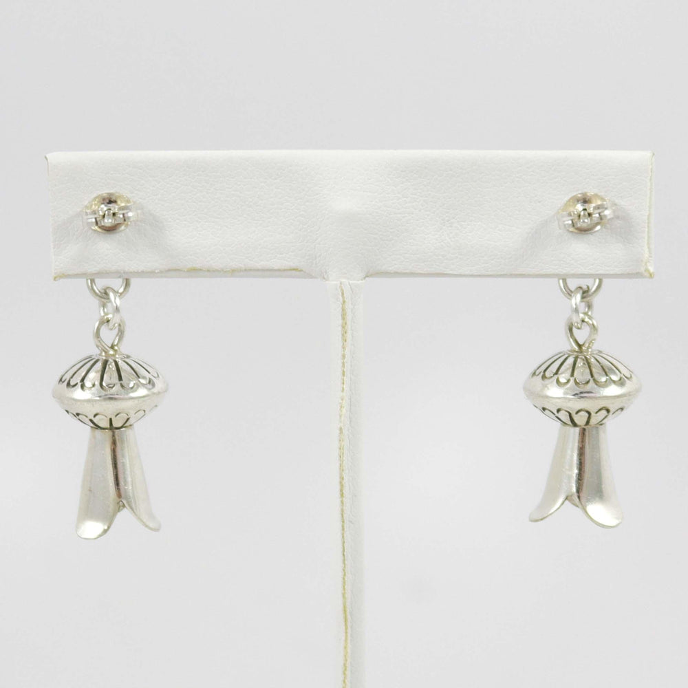 Squash Blossom Bead Earrings by Marie Yazzie - Garland's