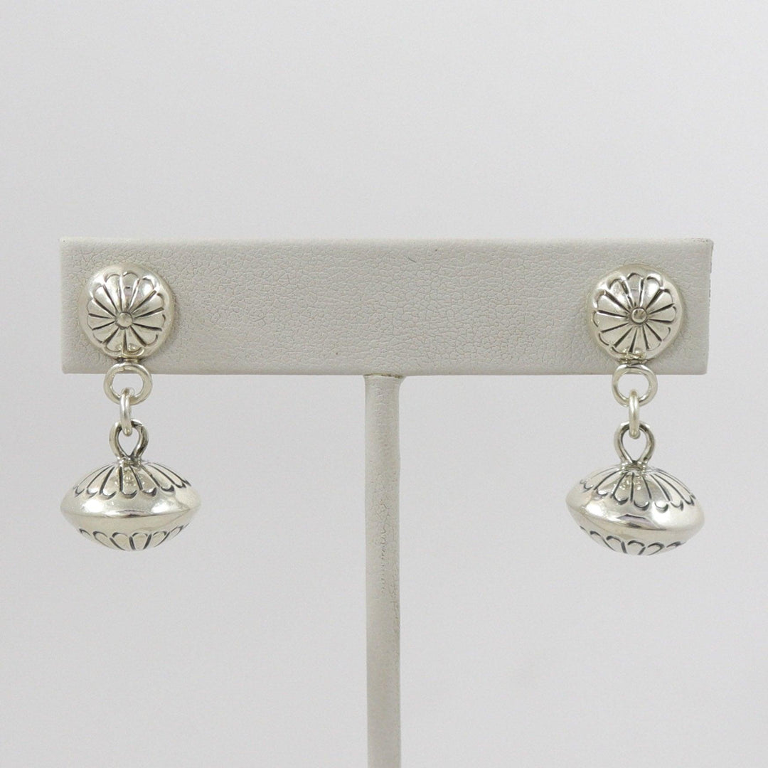 Stamped Bead Earrings by Marie Yazzie - Garland's