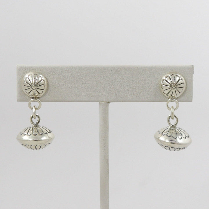 Stamped Bead Earrings by Marie Yazzie - Garland's