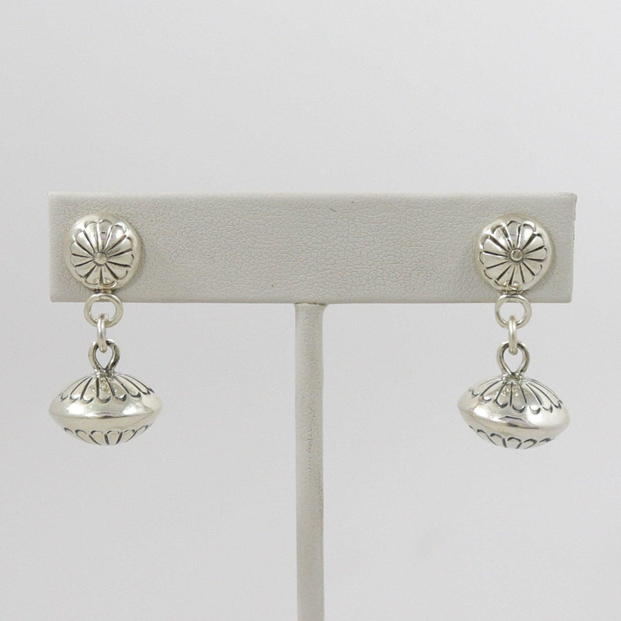 Stamped Bead Earrings by Marie Yazzie - Garland's