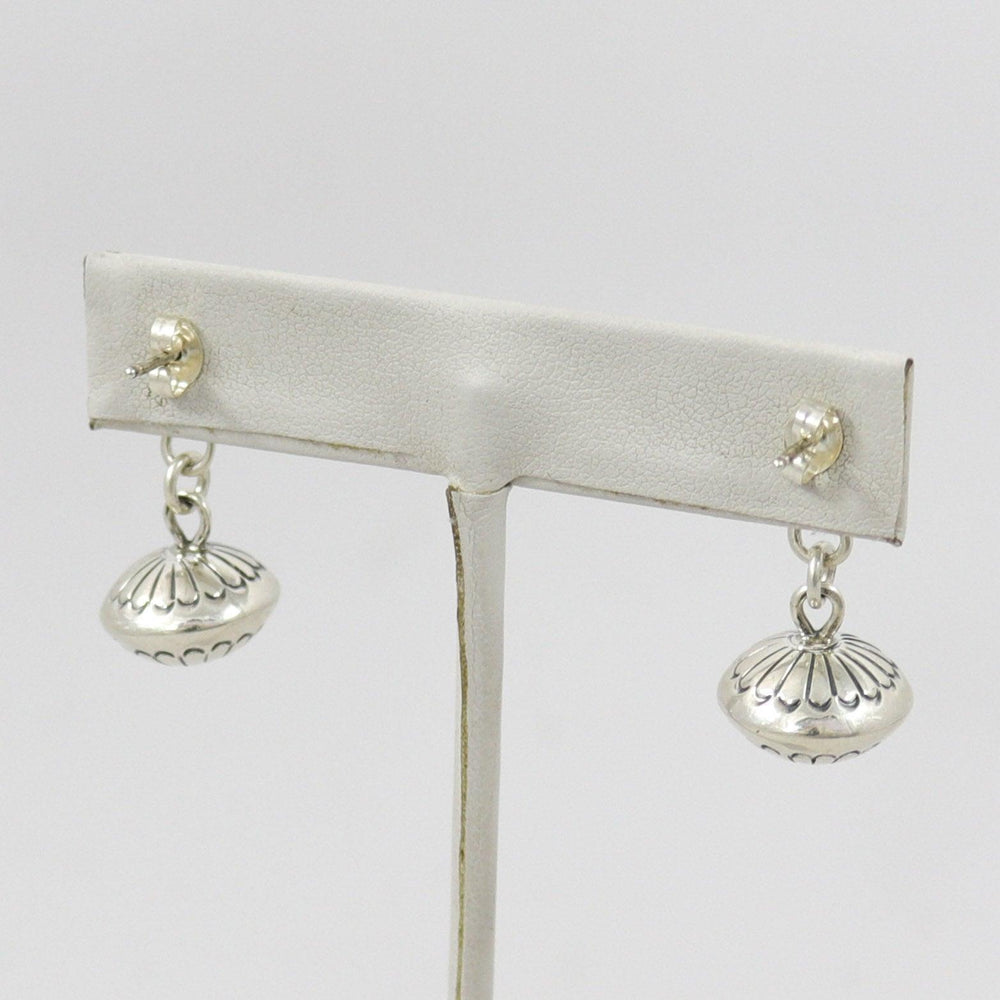 Stamped Bead Earrings by Marie Yazzie - Garland's