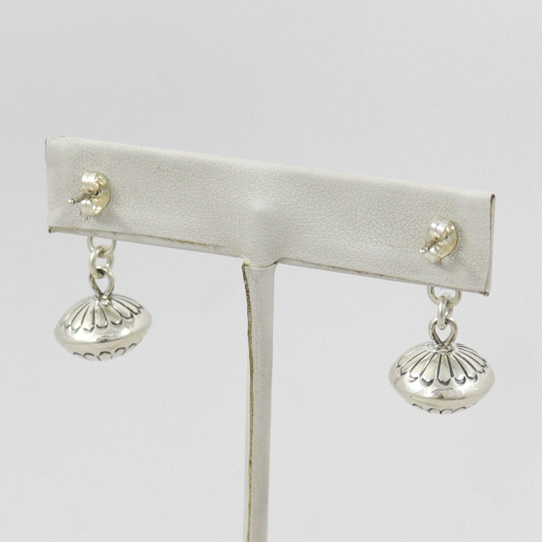 Stamped Bead Earrings by Marie Yazzie - Garland's