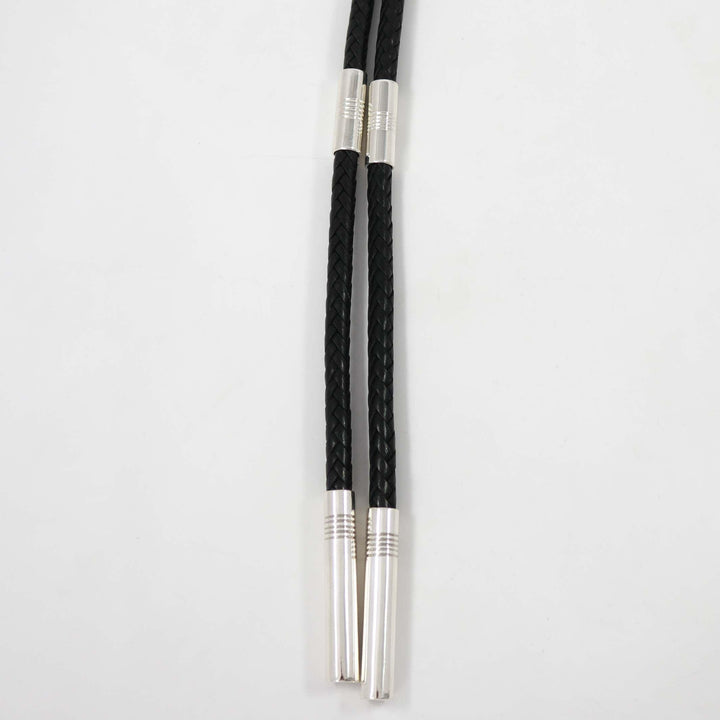 Stamped Silver Bola Tie by Kenneth Redhorse - Garland's