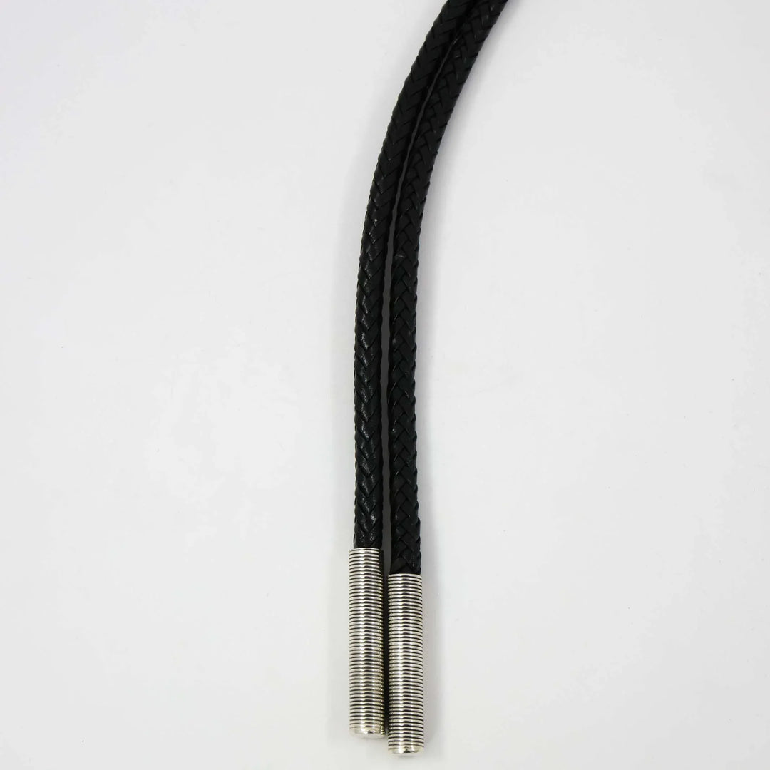 Stamped Silver Bola Tie by Sunshine Reeves - Garland's