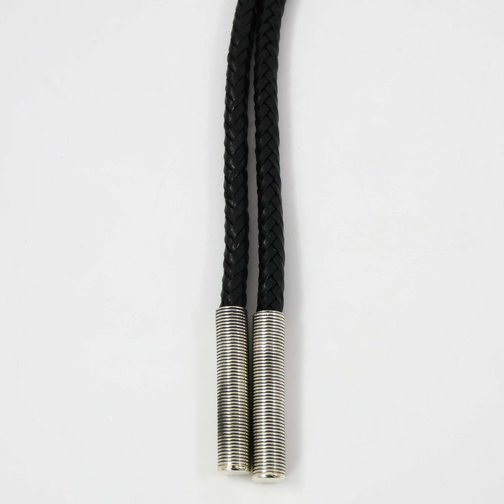 Stamped Silver Bola Tie by Sunshine Reeves - Garland's