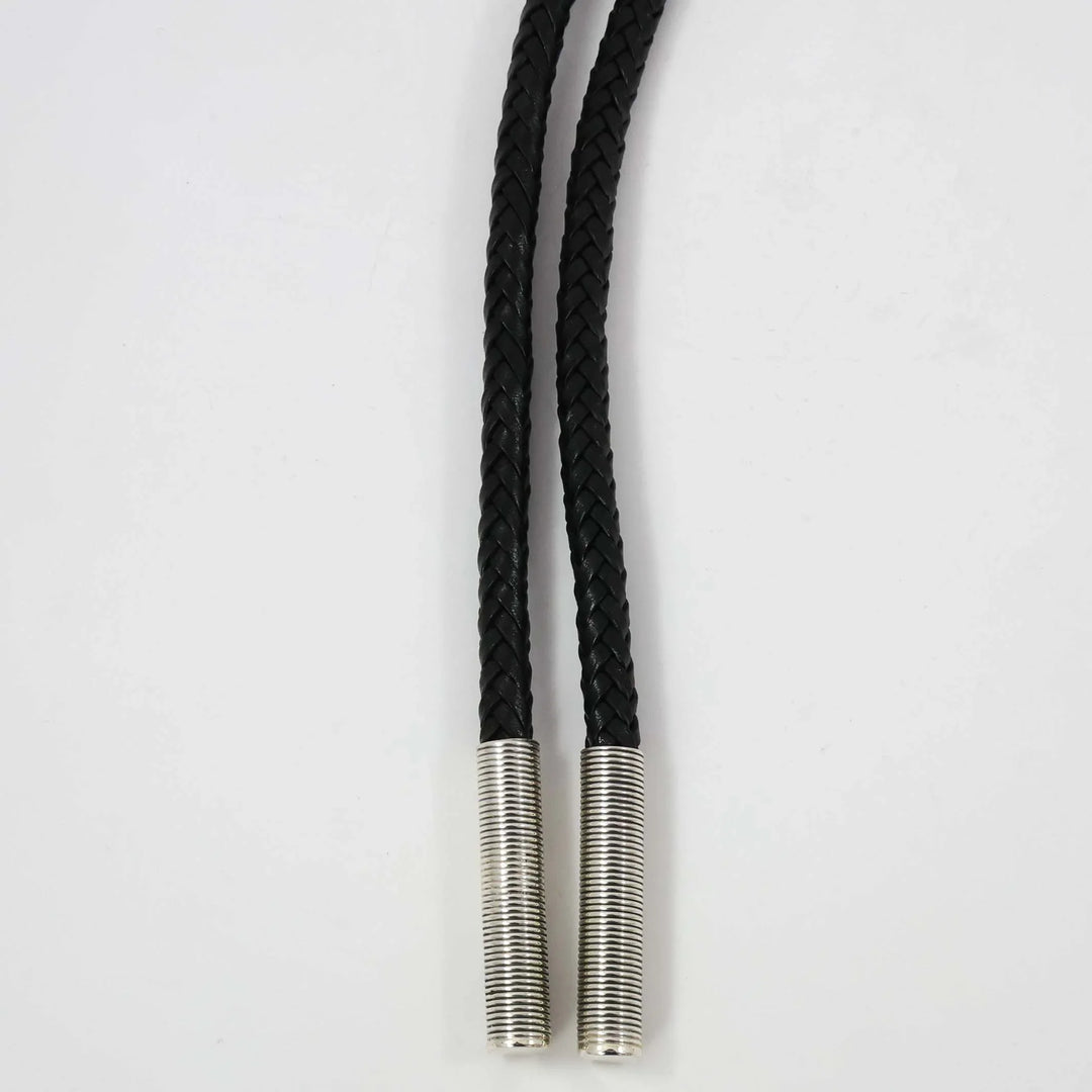 Stamped Silver Bola Tie by Sunshine Reeves - Garland's