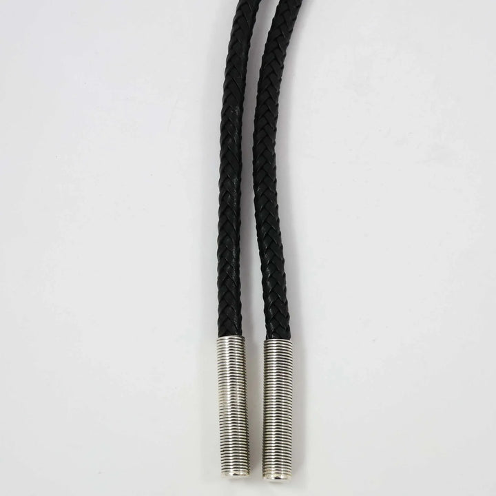 Stamped Silver Bola Tie by Sunshine Reeves - Garland's